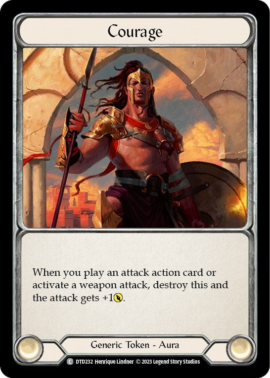 Courage (232) [DTD] - Flesh and Blood TCG Single