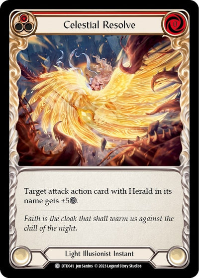 Celestial Resolve (Red) (41) [DTD]