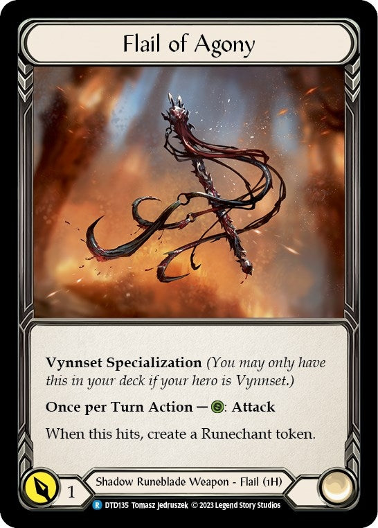 Flail of Agony (135) [DTD] - Flesh and Blood TCG Single