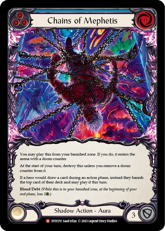 Chains of Mephetis (170) [DTD] - Flesh and Blood TCG Single