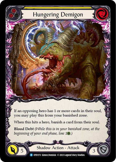 Hungering Demigon (Yellow) (173) [DTD]