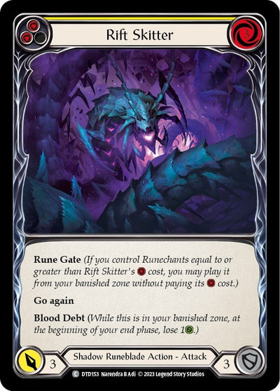 Rift Skitter (Yellow) (153) [DTD]