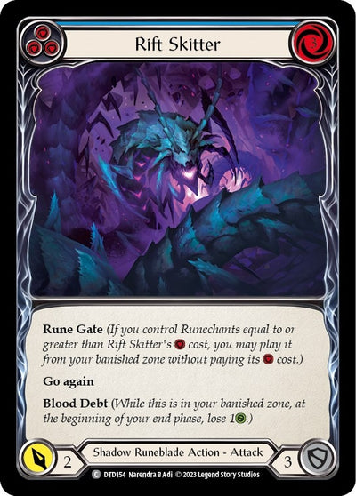 Rift Skitter (Blue) (154) [DTD]