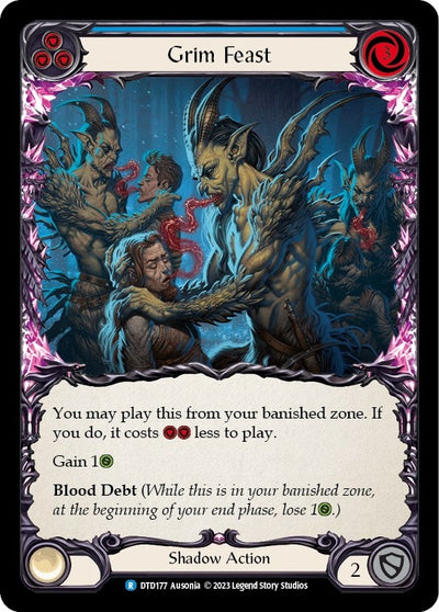 Grim Feast (Blue) (177) [DTD]