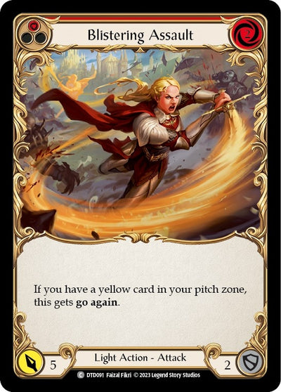 Blistering Assault (Red) (91) [DTD]