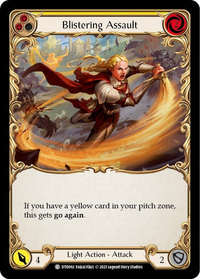 Blistering Assault (Yellow) (92) [DTD]