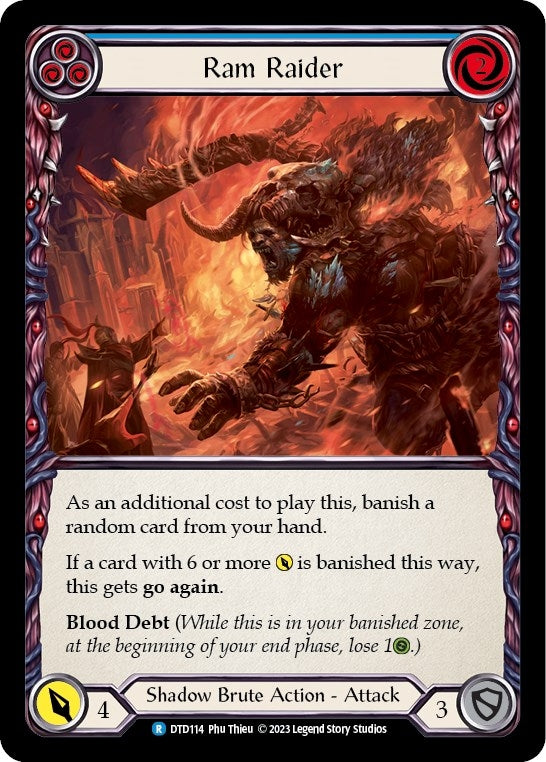 Ram Raider (Blue) (114) [DTD] - Flesh and Blood TCG Single