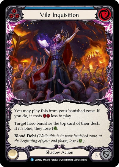 Vile Inquisition (Blue) (180) [DTD]