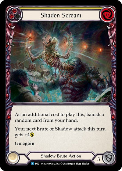 Shaden Scream (Yellow) (119) [DTD]