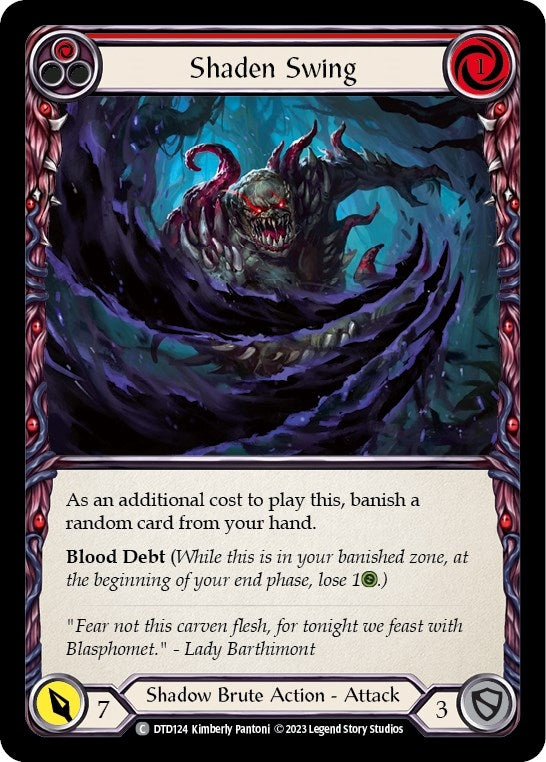Shaden Swing (Red) (124) [DTD] - Flesh and Blood TCG Single