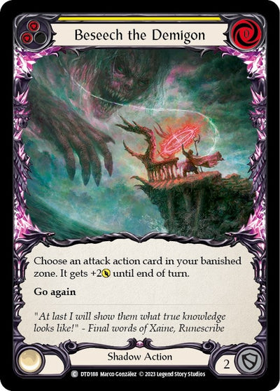 Beseech the Demigon (Yellow) (188) [DTD]