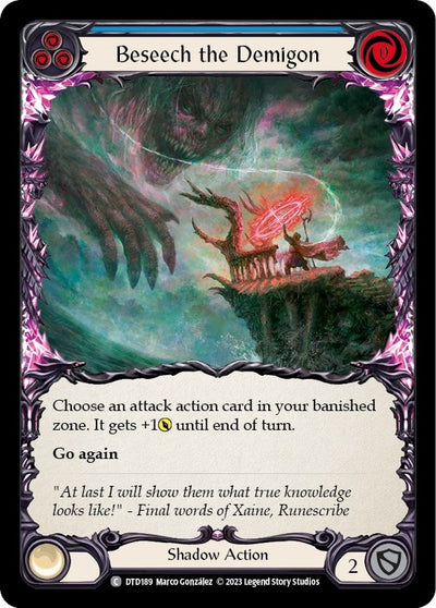 Beseech the Demigon (Blue) (189) [DTD]