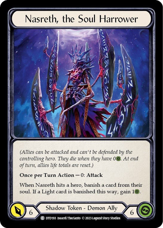 Nasreth the Soul Harrower (193) [DTD] - Flesh and Blood TCG Single