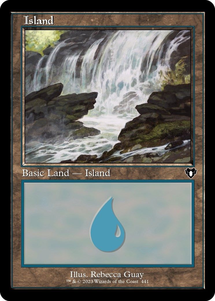 Island (441) (Retro Frame) (441) [CMM] - MTG Single