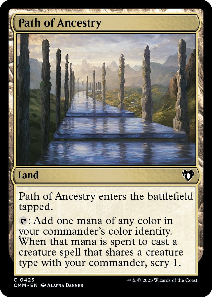 Path of Ancestry (423) [CMM] - MTG Single