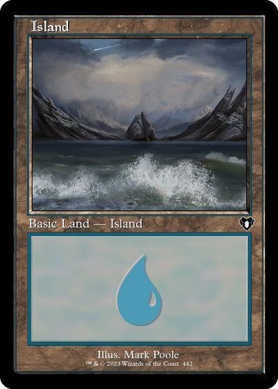 Island (442) (Retro Frame) (442) [CMM]