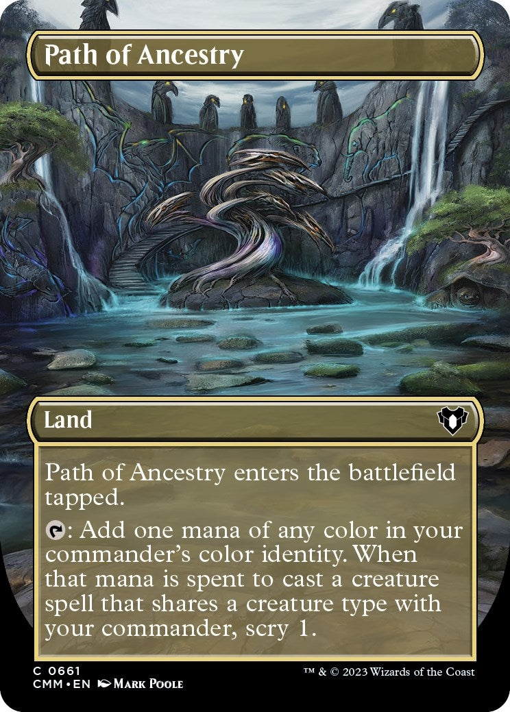 Path of Ancestry (Borderless) (661) [CMM] - MTG Single