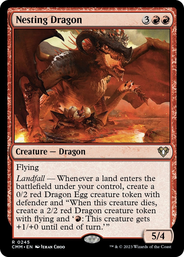 Nesting Dragon (245) [CMM] - MTG Single