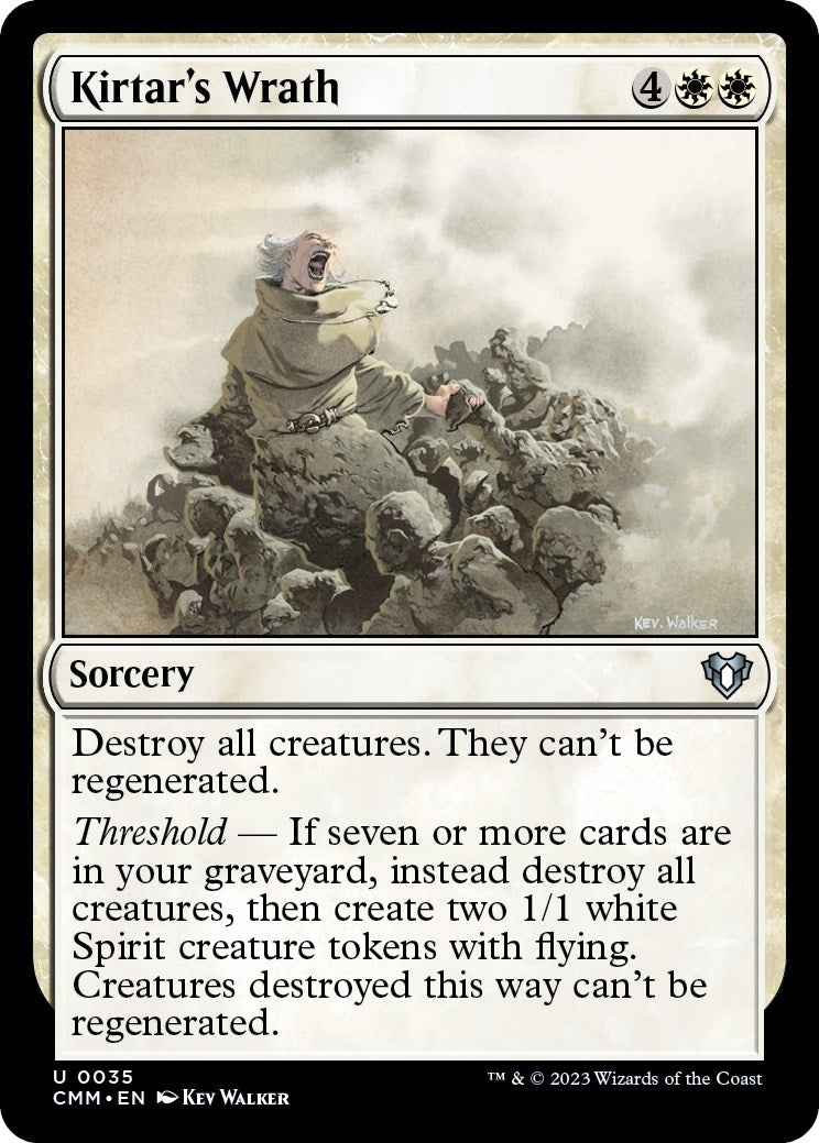 Kirtar’s Wrath (35) [CMM] - MTG Single