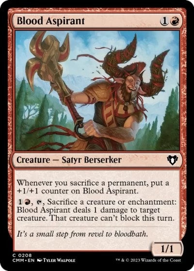 Blood Aspirant (208) [CMM] - MTG Single