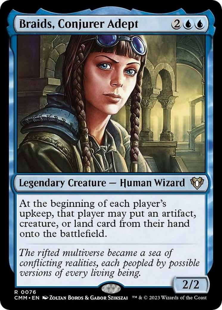 Braids Conjurer Adept (76) [CMM] - MTG Single