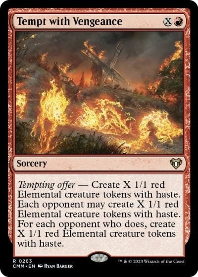 Tempt with Vengeance (263) [CMM] - MTG Single