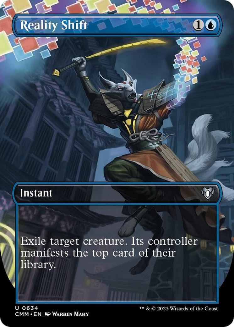 Reality Shift (Borderless) (634) [CMM] - MTG Single