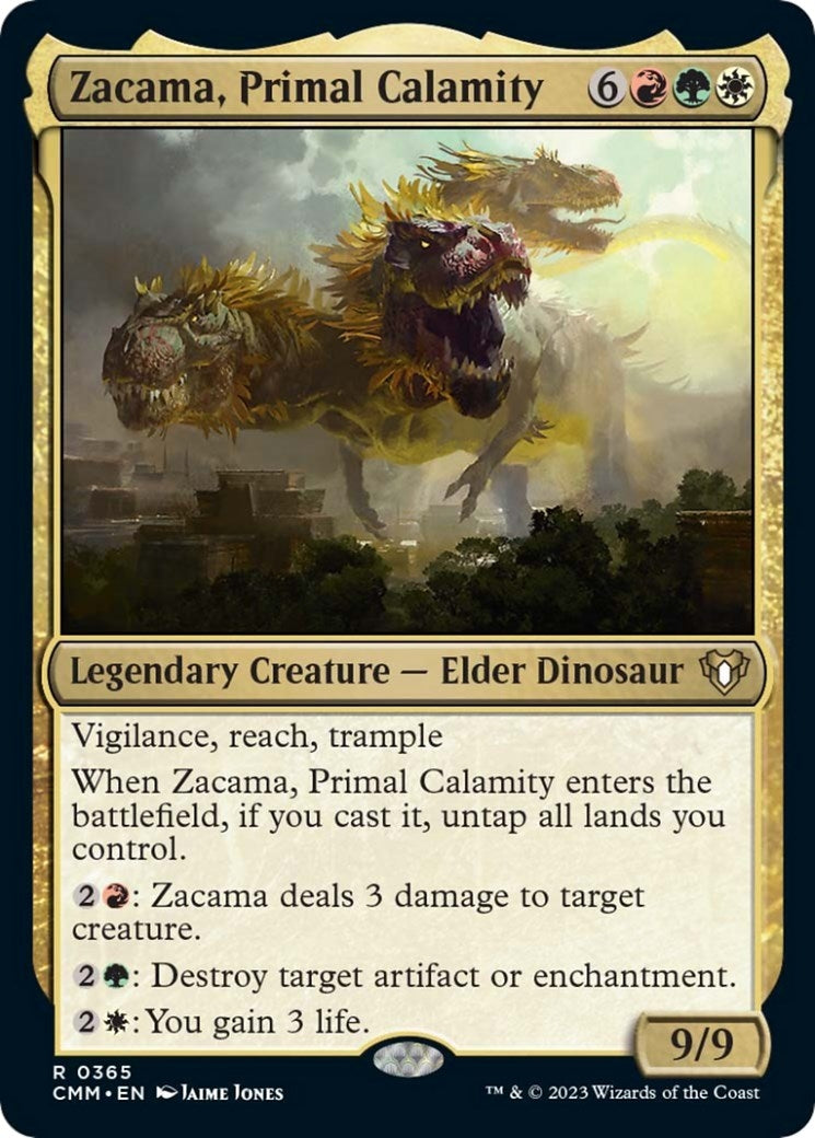 Zacama Primal Calamity (365) [CMM] - MTG Single