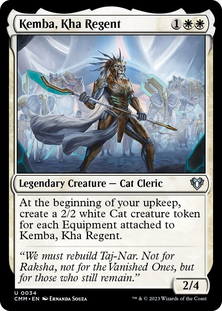 Kemba Kha Regent (34) [CMM] - MTG Single