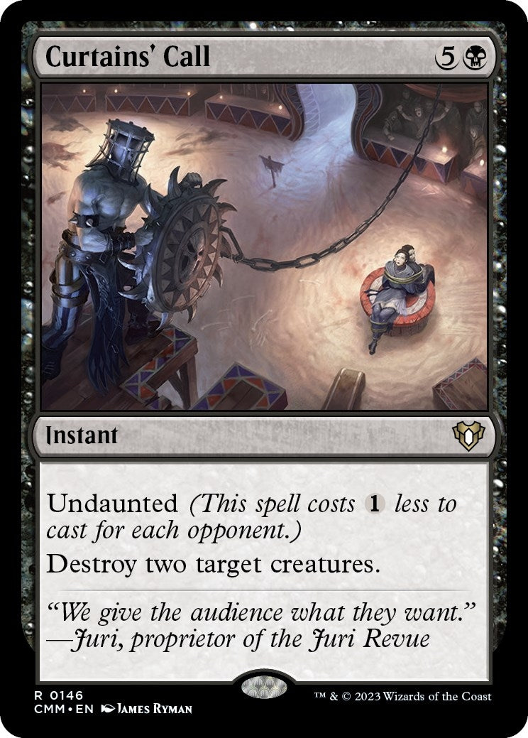 Curtains’ Call (146) [CMM] - MTG Single