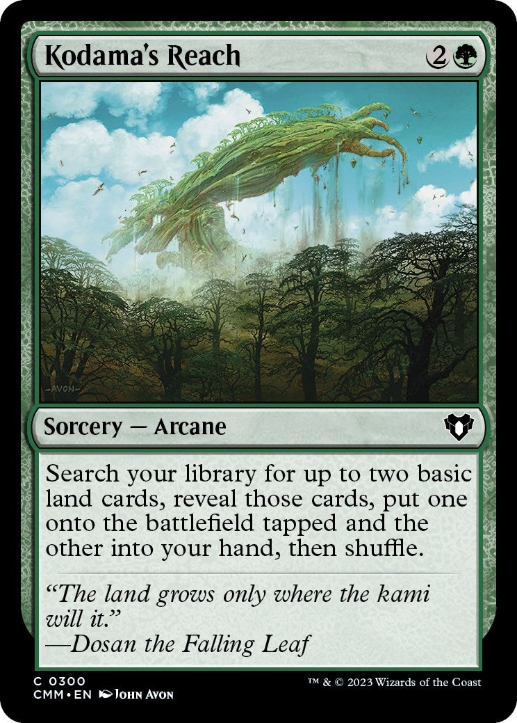 Kodama’s Reach (300) [CMM] - MTG Single