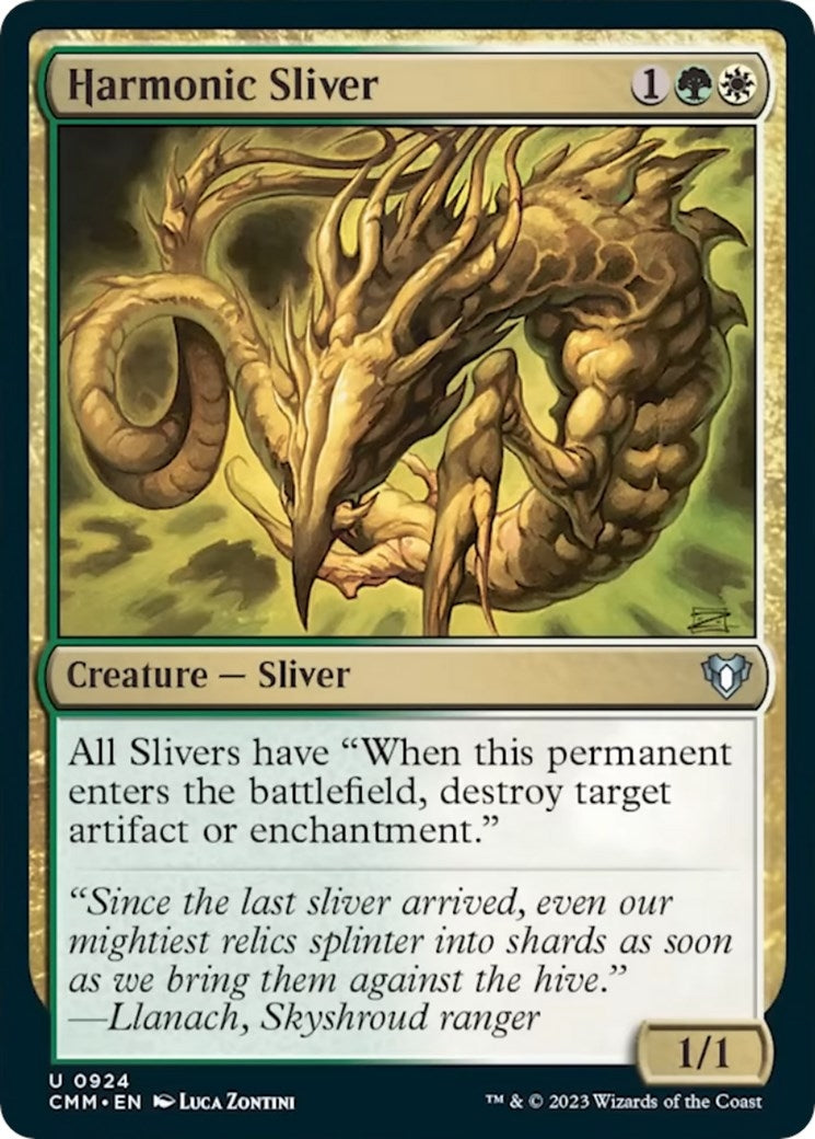 Harmonic Sliver (924) [CMM] - MTG Single