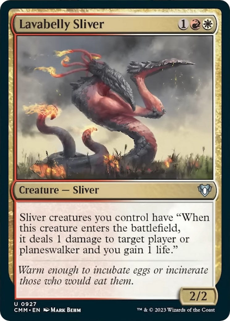 Lavabelly Sliver (927) [CMM] - MTG Single