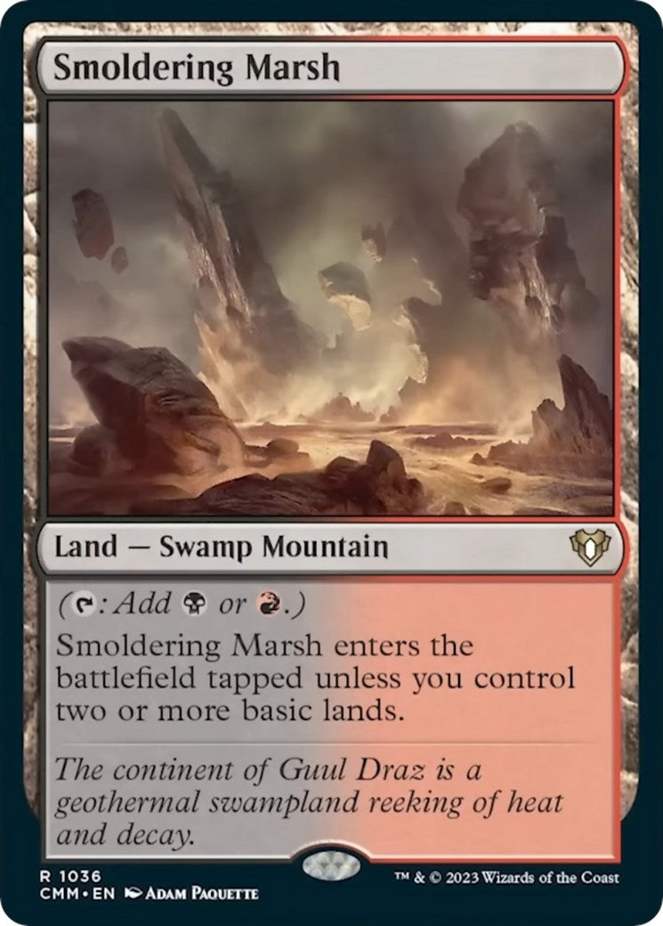 Smoldering Marsh (1036) [CMM] - MTG Single