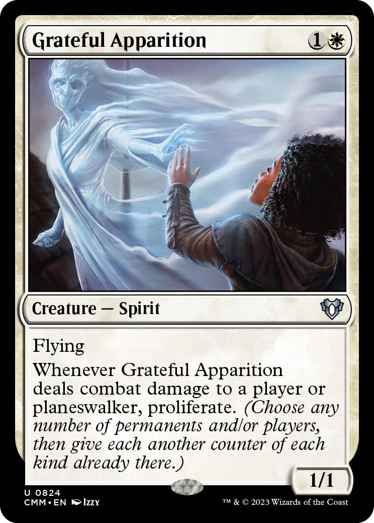 Grateful Apparition (824) [CMM] - MTG Single