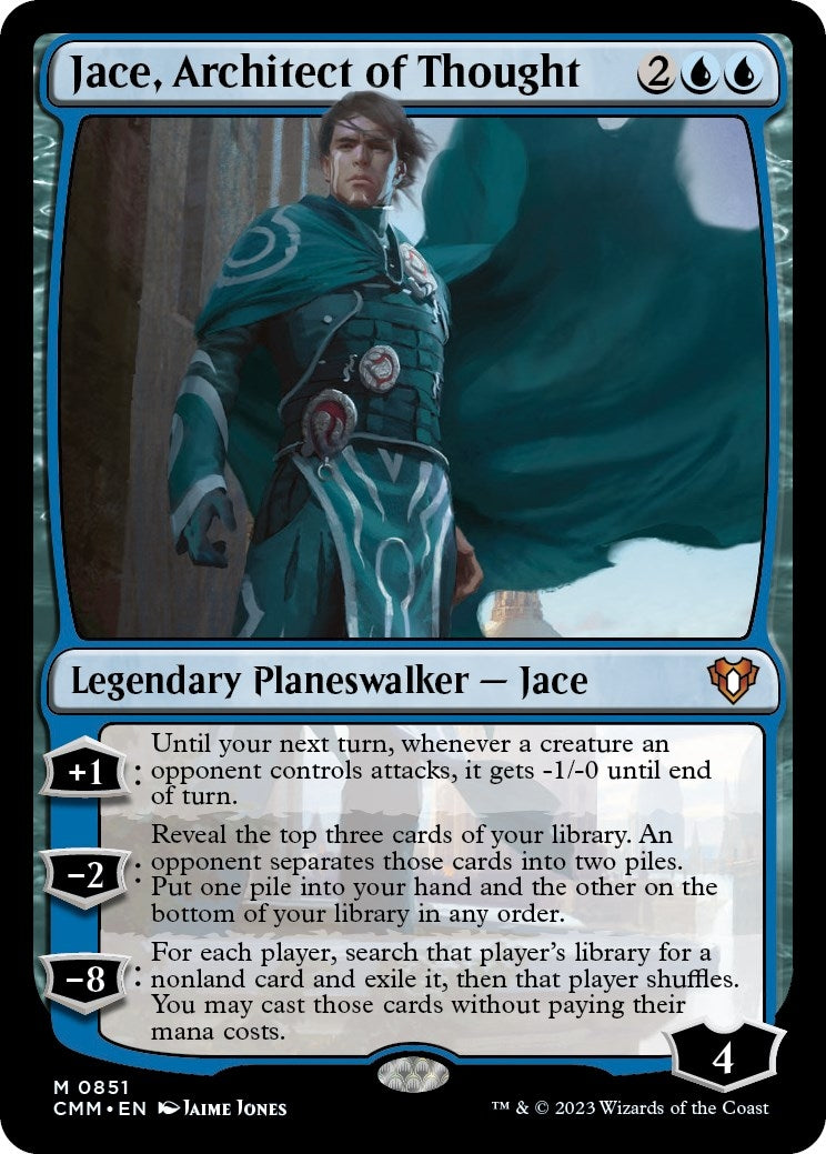 Jace Architect of Thought (851) [CMM] - MTG Single
