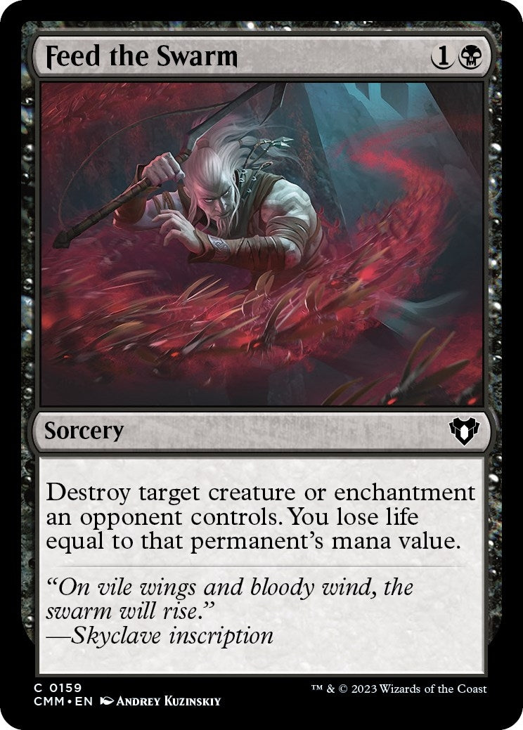 Feed the Swarm (159) [CMM] - MTG Single