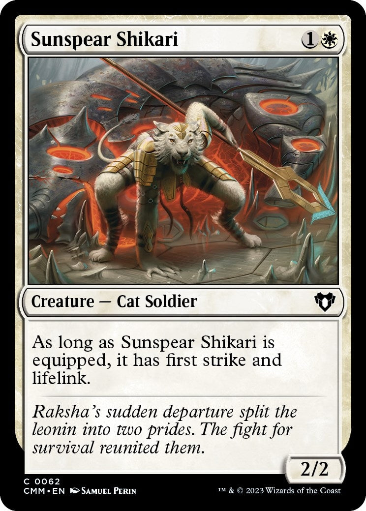Sunspear Shikari (62) [CMM] - MTG Single