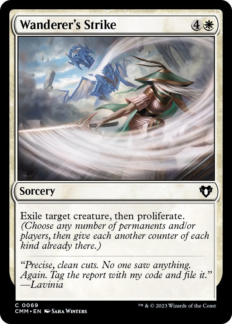 Wanderer’s Strike (69) [CMM] - MTG Single