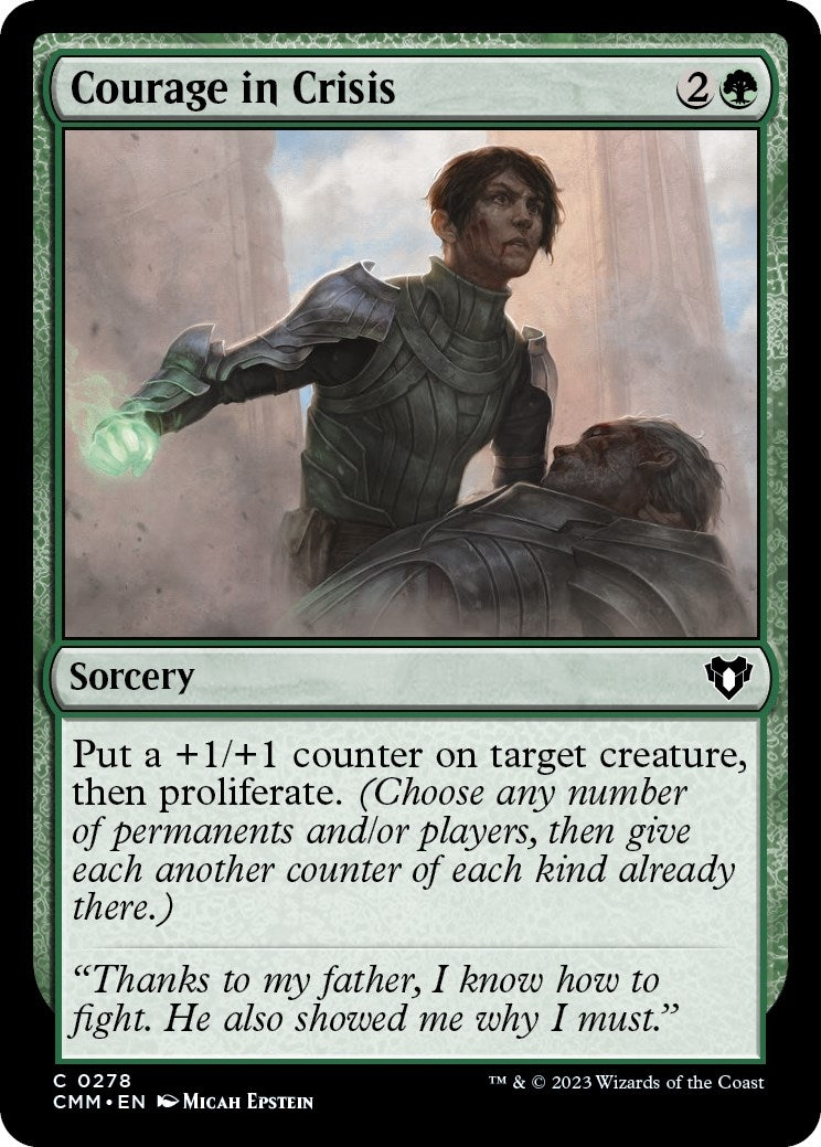 Courage in Crisis (278) [CMM] - MTG Single