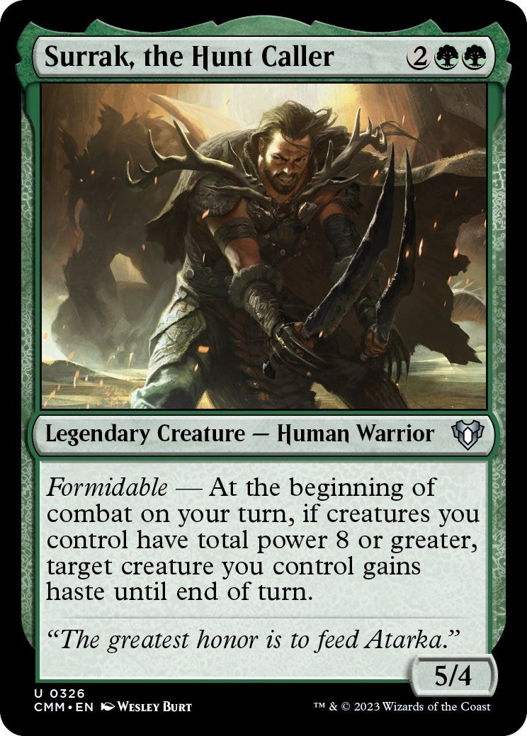 Surrak the Hunt Caller (326) [CMM] - MTG Single