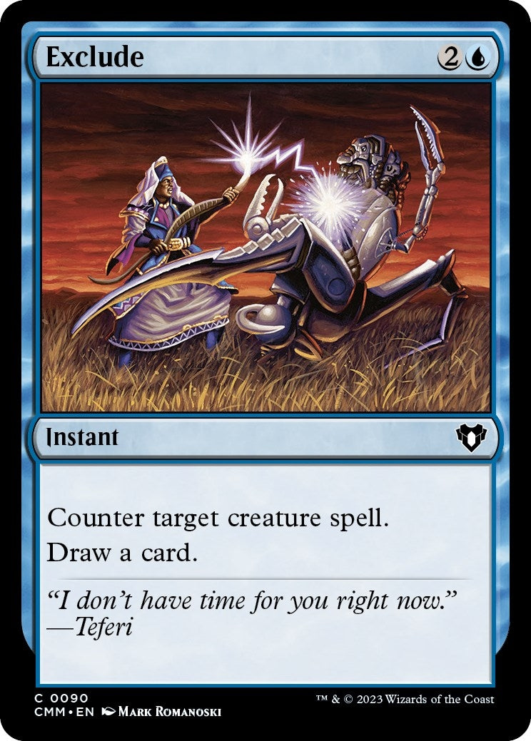 Exclude (90) [CMM] - MTG Single