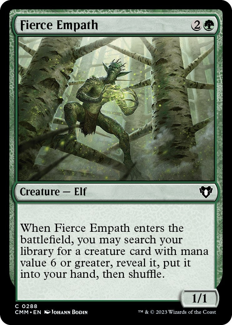 Fierce Empath (288) [CMM] - MTG Single