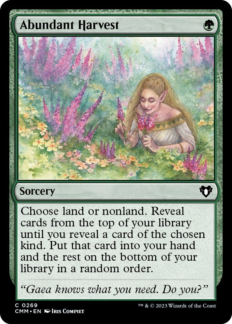 Abundant Harvest (269) [CMM] - MTG Single