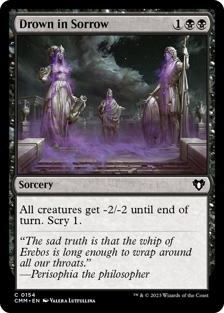 Drown in Sorrow (154) [CMM] - MTG Single