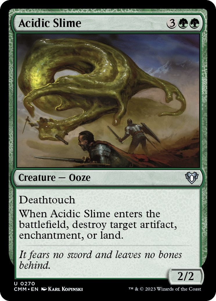 Acidic Slime (270) [CMM] - MTG Single