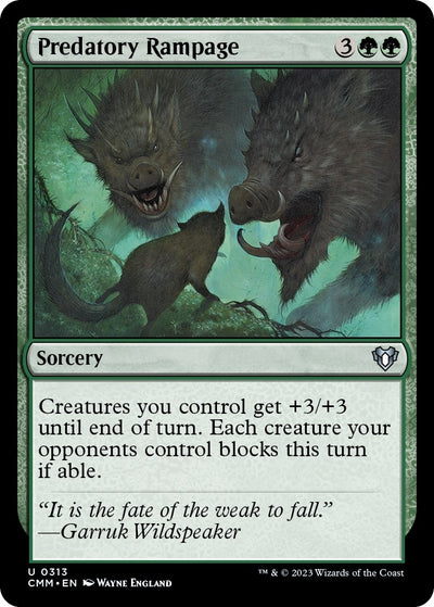 Predatory Rampage (313) [CMM]