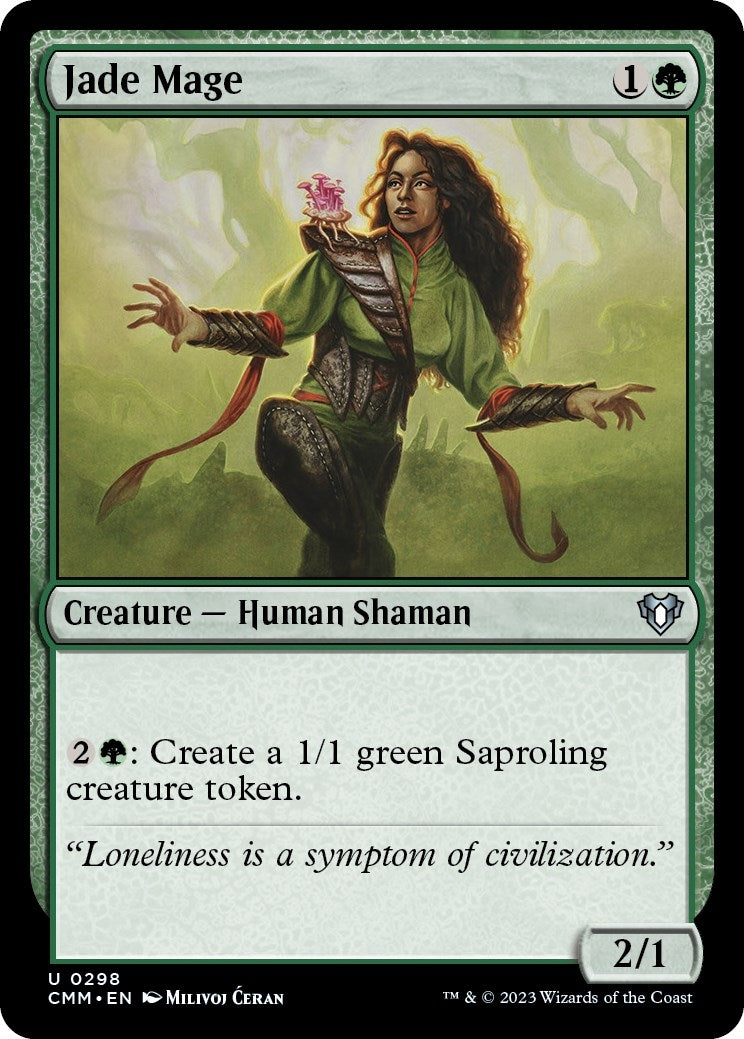 Jade Mage (298) [CMM] - MTG Single
