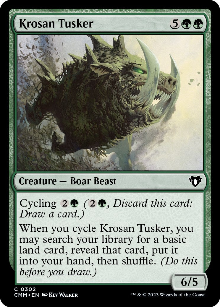 Krosan Tusker (302) [CMM] - MTG Single