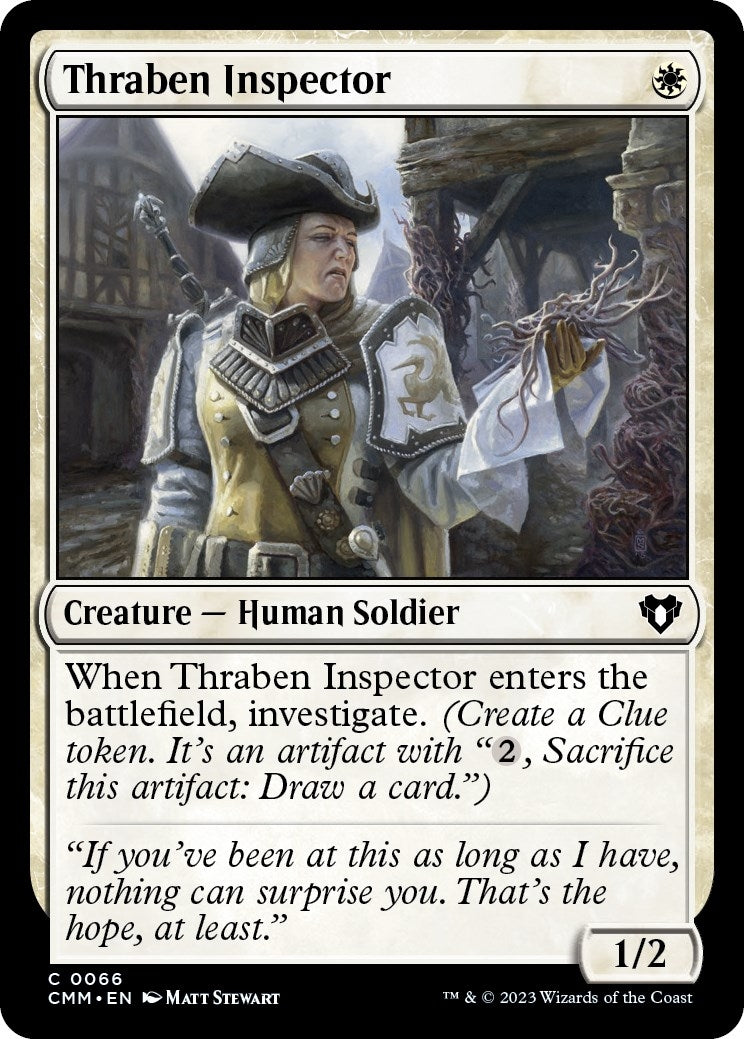 Thraben Inspector (66) [CMM] - MTG Single